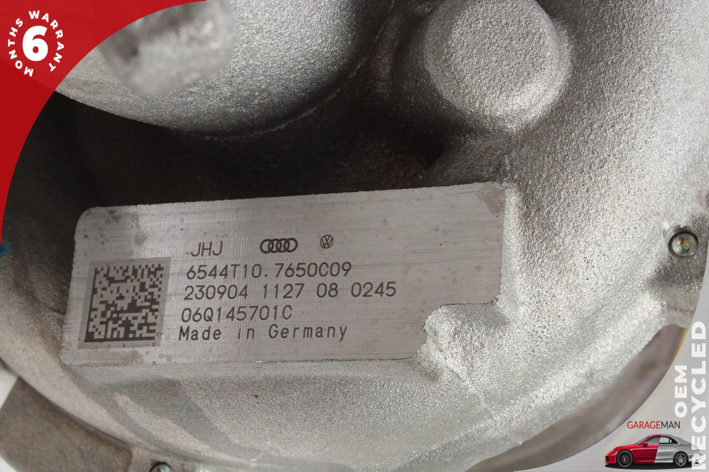 2016-2024 Audi A3 S3 Q3 VW Arteon Tiguan 2.0L Engine Turbocharger 06Q145701C OEM