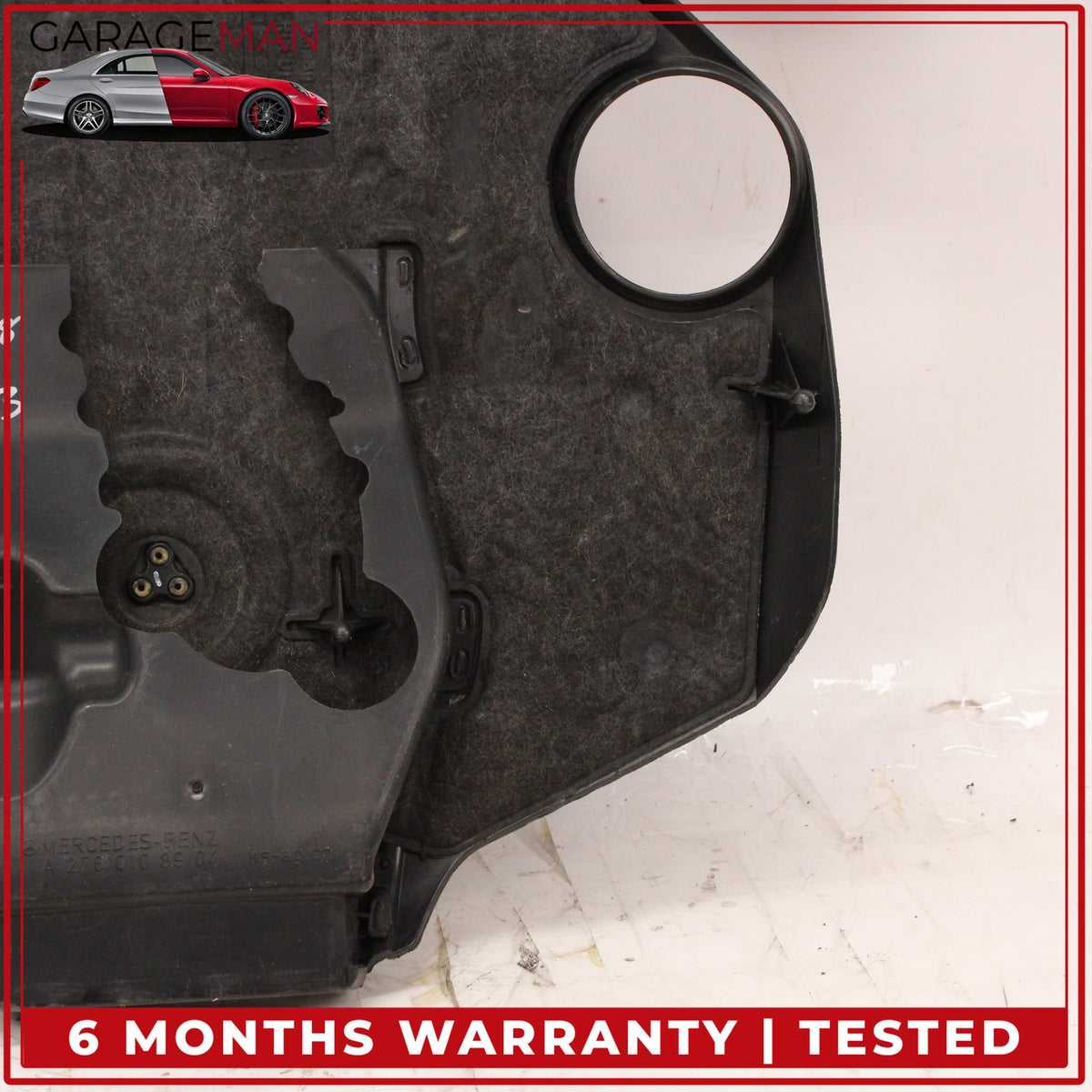 2010-2020 Mercedes W212 E400 S450 Engine Motor Cover Trim Panel 2760108904 OEM