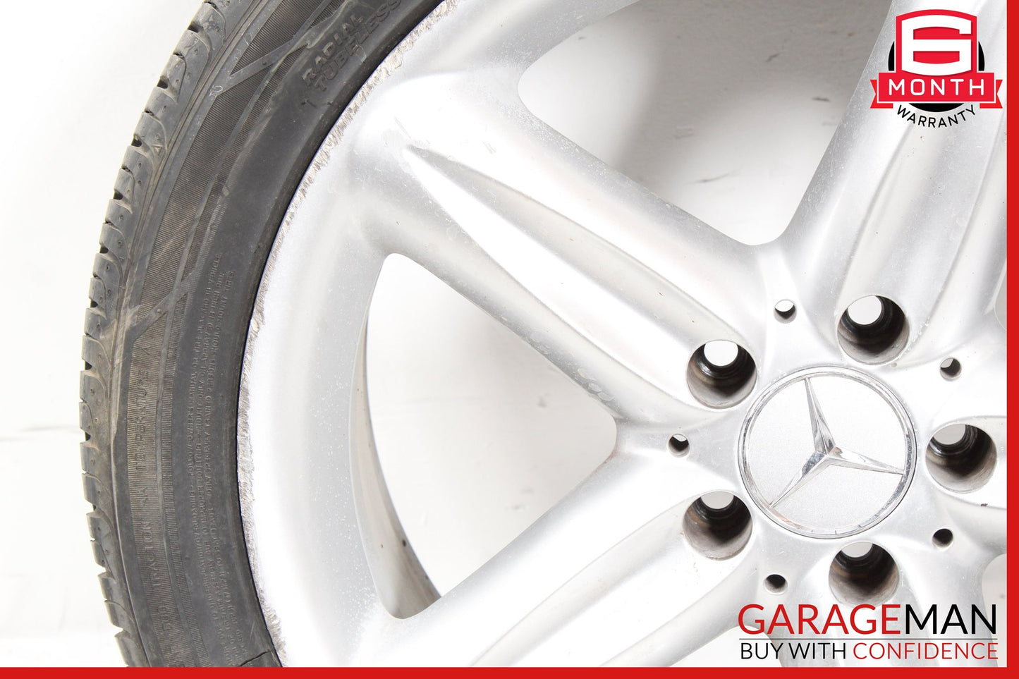 2003-2006 Mercedes R230 SL500 Front Wheel Rim w/ Tire 8.5JX18 H2 ET35 OEM