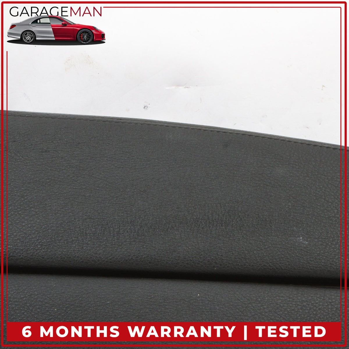 2012-2018 BMW 650i F13 Front Center Armrest Lid Cover Black Nappa 9216385 OEM