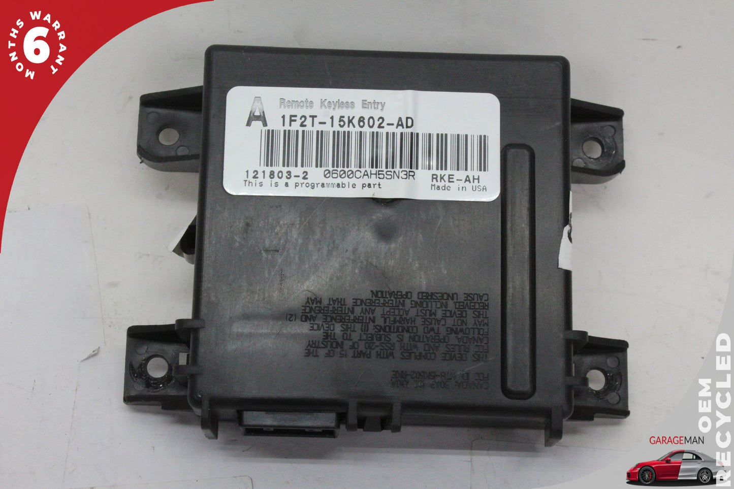 2002-2005 Ford Thunderbird Keyless Go Entry Control Module Unit 1F2T15K602AD OEM