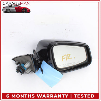 2012-2015 BMW 650i F06 Front Right Door Rear View Mirror w/ Camera Black OEM