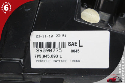 2011-2014 Porsche Cayenne 958 Rear Left Side Inner Tail Light 7P5945093L OEM