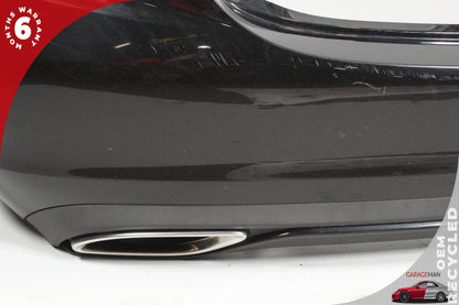 2015-2018 Mercedes W205 C300 Sedan Base Rear Bumper Cover Black 2058800347 OEM