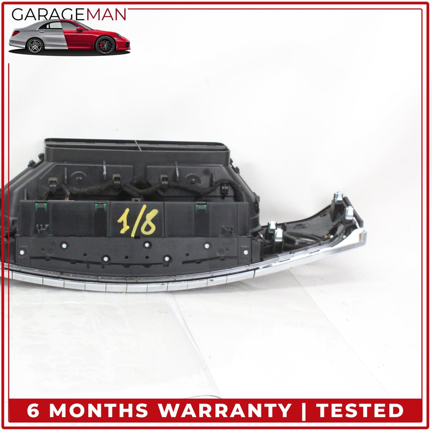 2014-2018 Mercedes W222 S550e Dash Trim w/ Air Vent & Climate Control Panel OEM