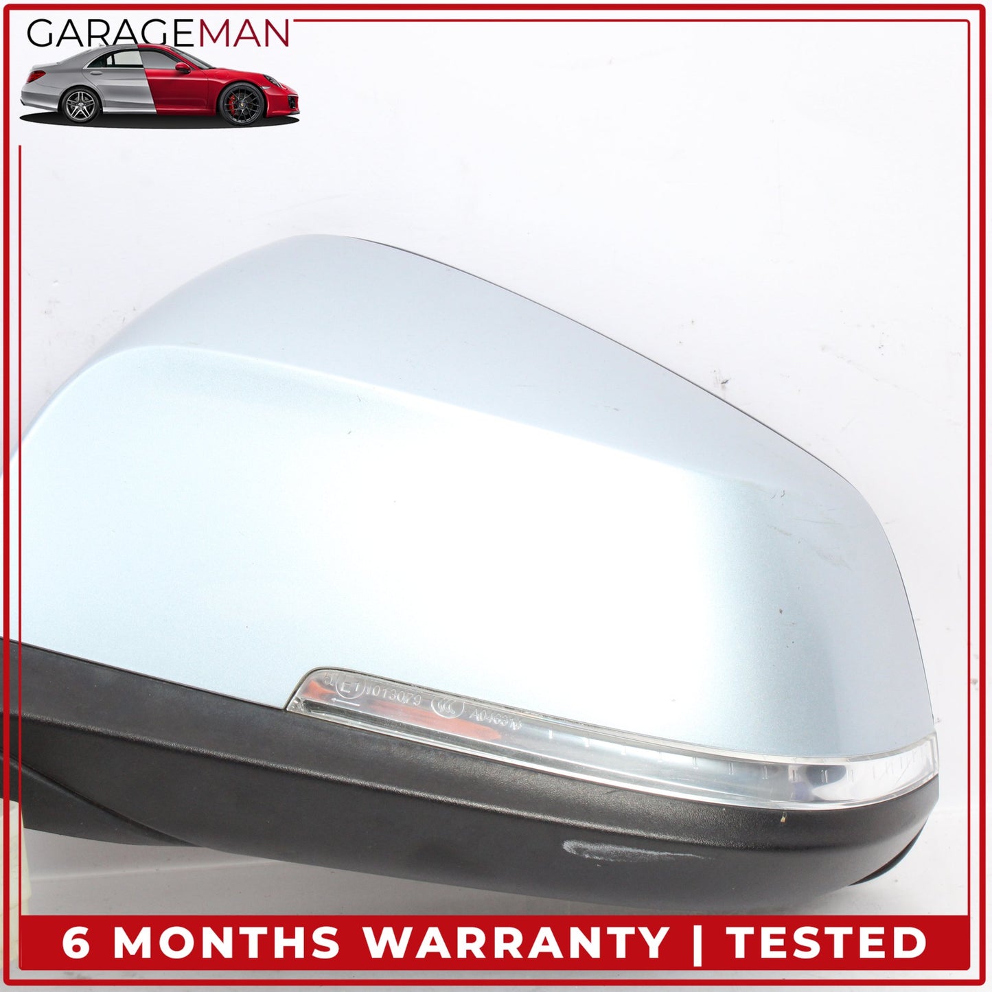 2014-2021 BMW i3 I01 Front Left Side Door Rear View Mirror Heated Silver OEM