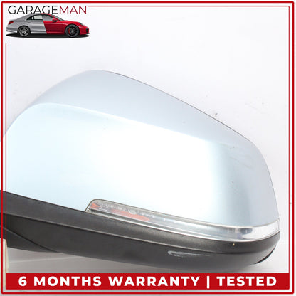 2014-2021 BMW i3 I01 Front Left Side Door Rear View Mirror Heated Silver OEM