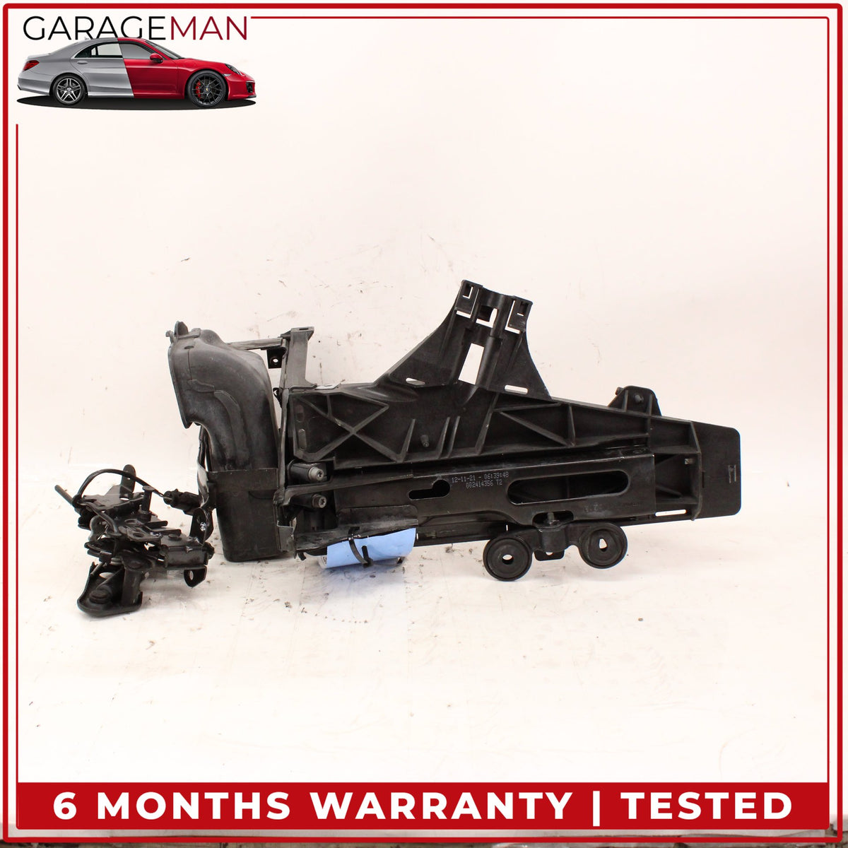 2009-2015 BMW 740i F01 Left Headlight Support Bracket Frame w/ Hood Latch OEM