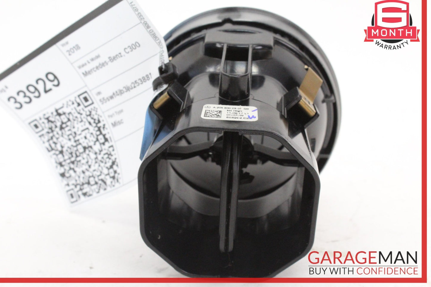 2015-2020 Mercedes-Benz C300 W205 Sedan Dash Air Vent Centre 2058300301 Genuine