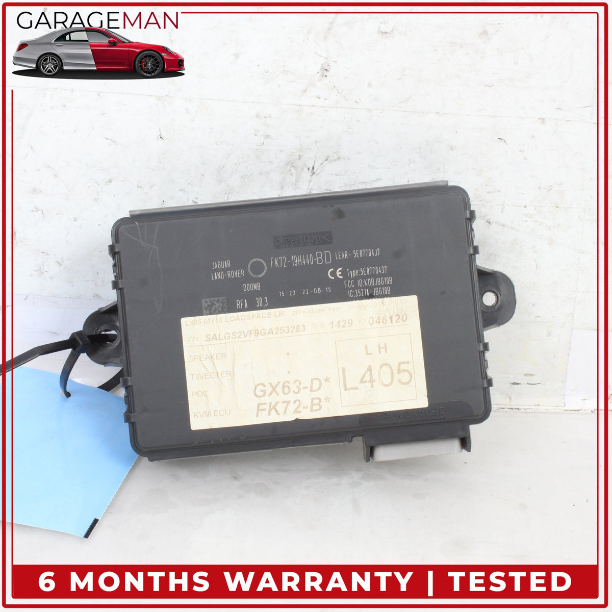 2013-2023 LR Range Rover L405 Anti-Theft Keyless Go Entry Control Module OEM