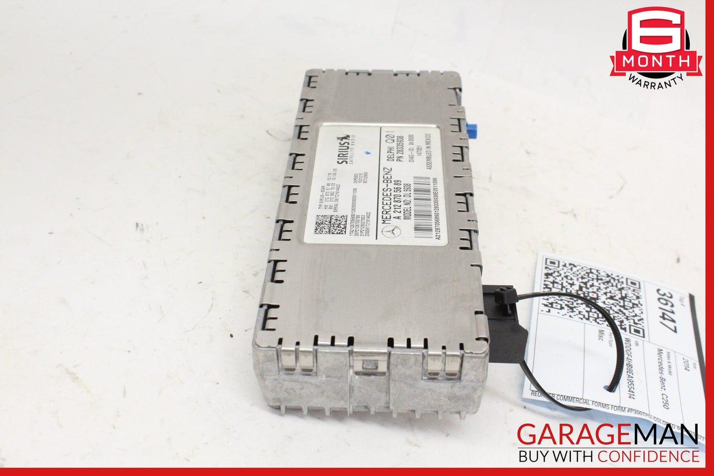 2010-2017 Mercedes W204 C250 Sirius Satellite Radio Receiver 2128705689 OEM