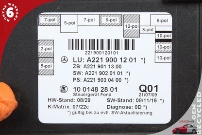 2007-2013 Mercedes W221 S550 Rear Left or Right Side Door Control Module OEM