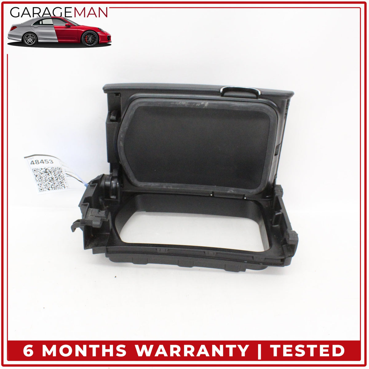 2006-2011 Mercedes W219 CLS500 Front Center Console Armrest Lid Cover Black OEM