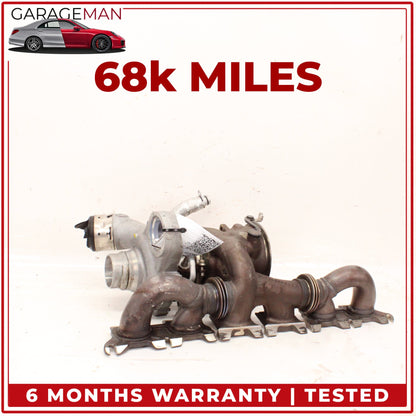 2018-2021 BMW X3 G01 B58 Engine Motor Turbo Turbocharger w/ Manifold 7643147 OEM