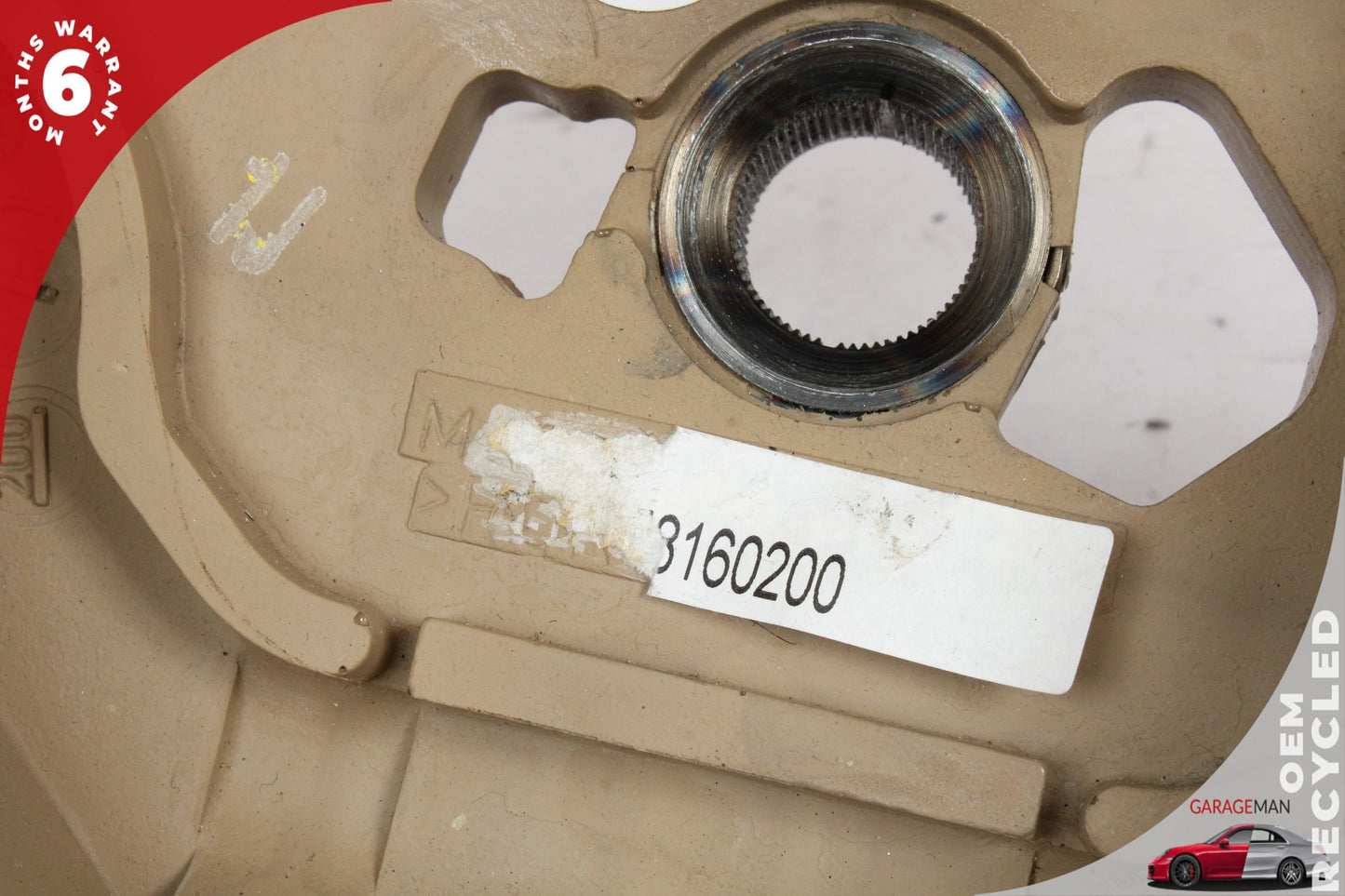 2003-2009 Mercedes W219 CLS550 Front Left Steering Wheel Wood Beige Wood OEM