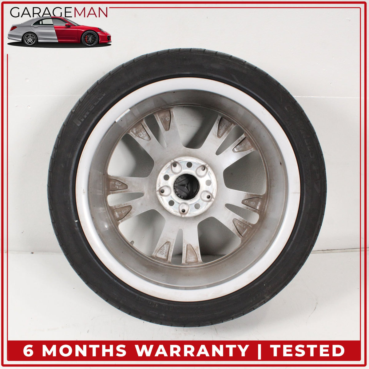 2015-2023 Mercedes W205 C300 Front or Rear Wheel Rim w/ Pirelli Tire 7.5JX18 OEM