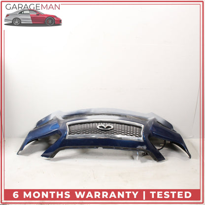 2014-2017 Infiniti Q50 V37 Front Bumper Cover Assembly w/ Grille 620224HE0H OEM