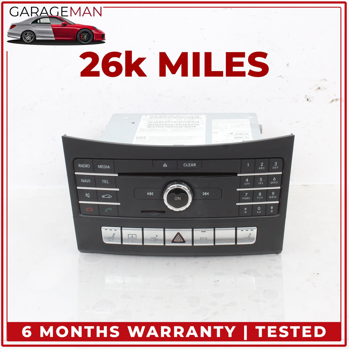 2015-2017 Mercedes C207 E400 Coupe Navigation Command Head Unit Audio Radio OEM