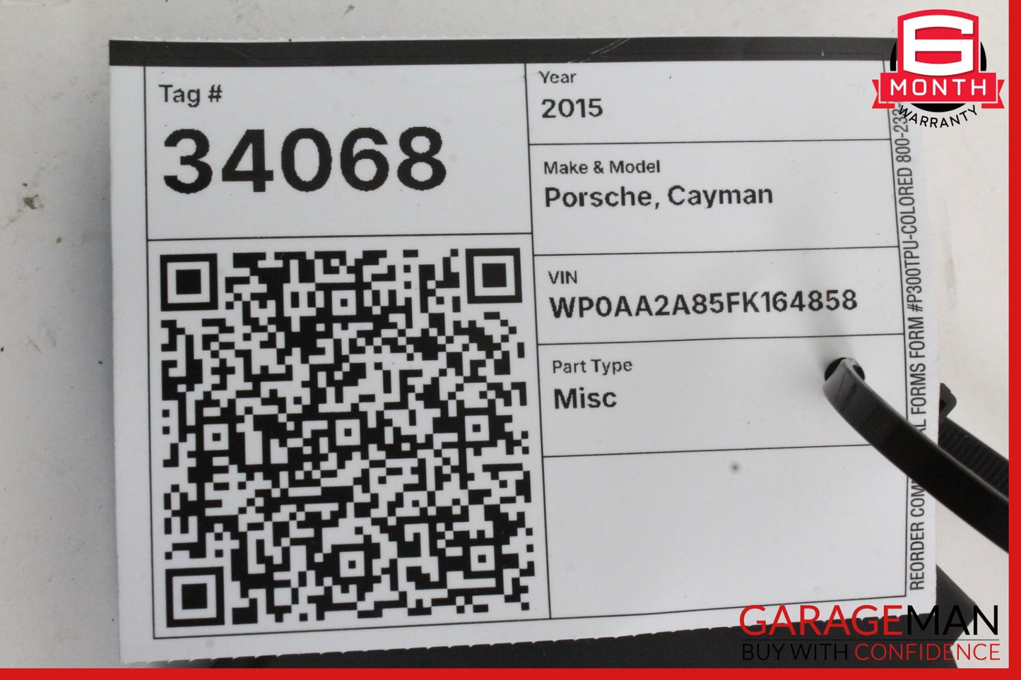2014-2016 Porsche Cayman 981 Parking Aid Assist Control Module 95B919475B OEM