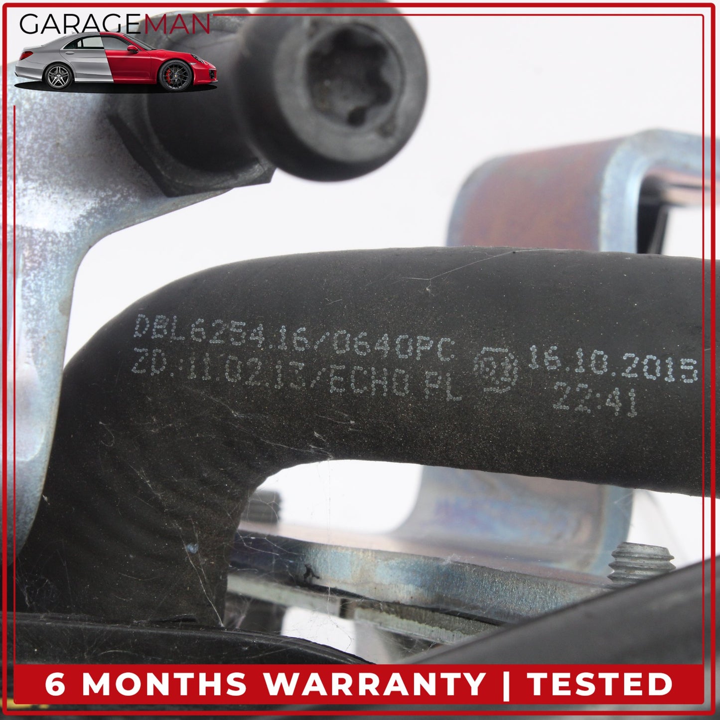 2015-2020 Mercedes W205 C300 Coolant Overflow Reservoir w/ Support Bracket OEM