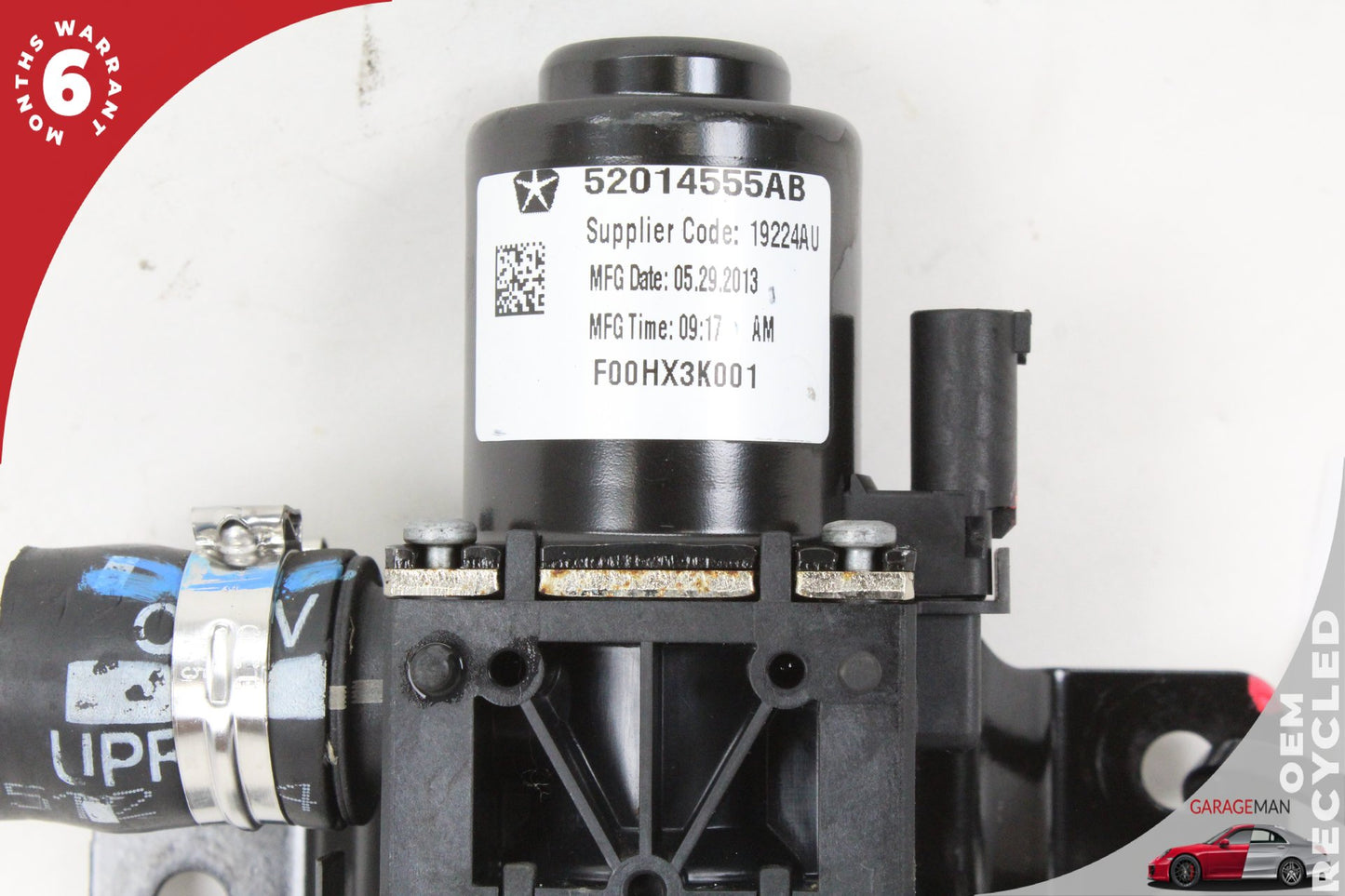 2012-2015 Fiat 500e 3-Way Coolant Water Pump Valve 52014555AB OEM