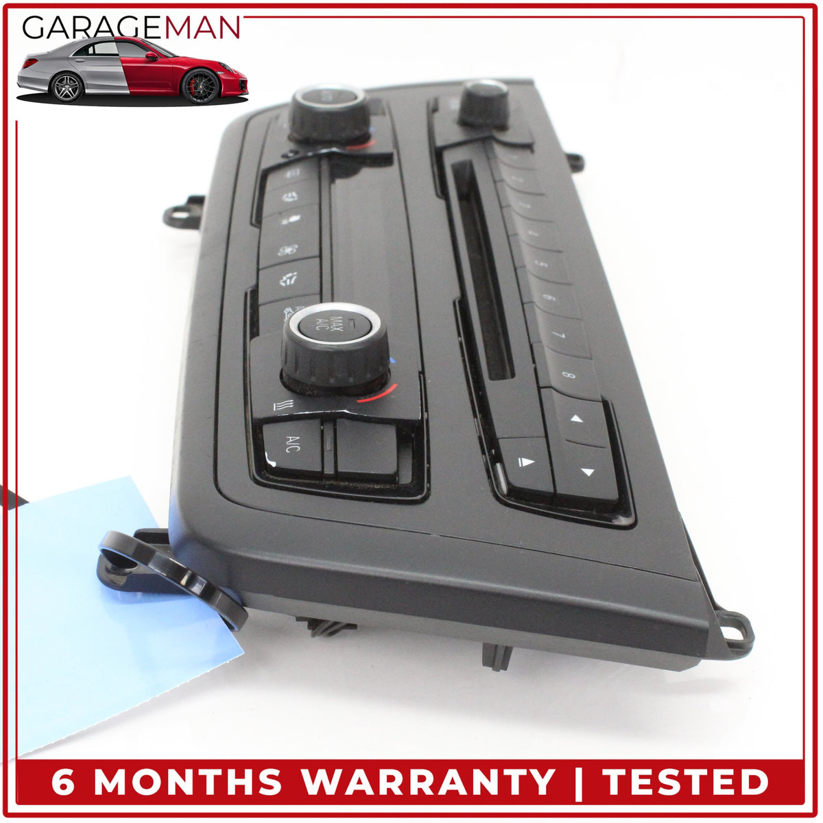2012-2018 BMW 328d A/C Climate Control Operating Audio Unit Panel Assembly