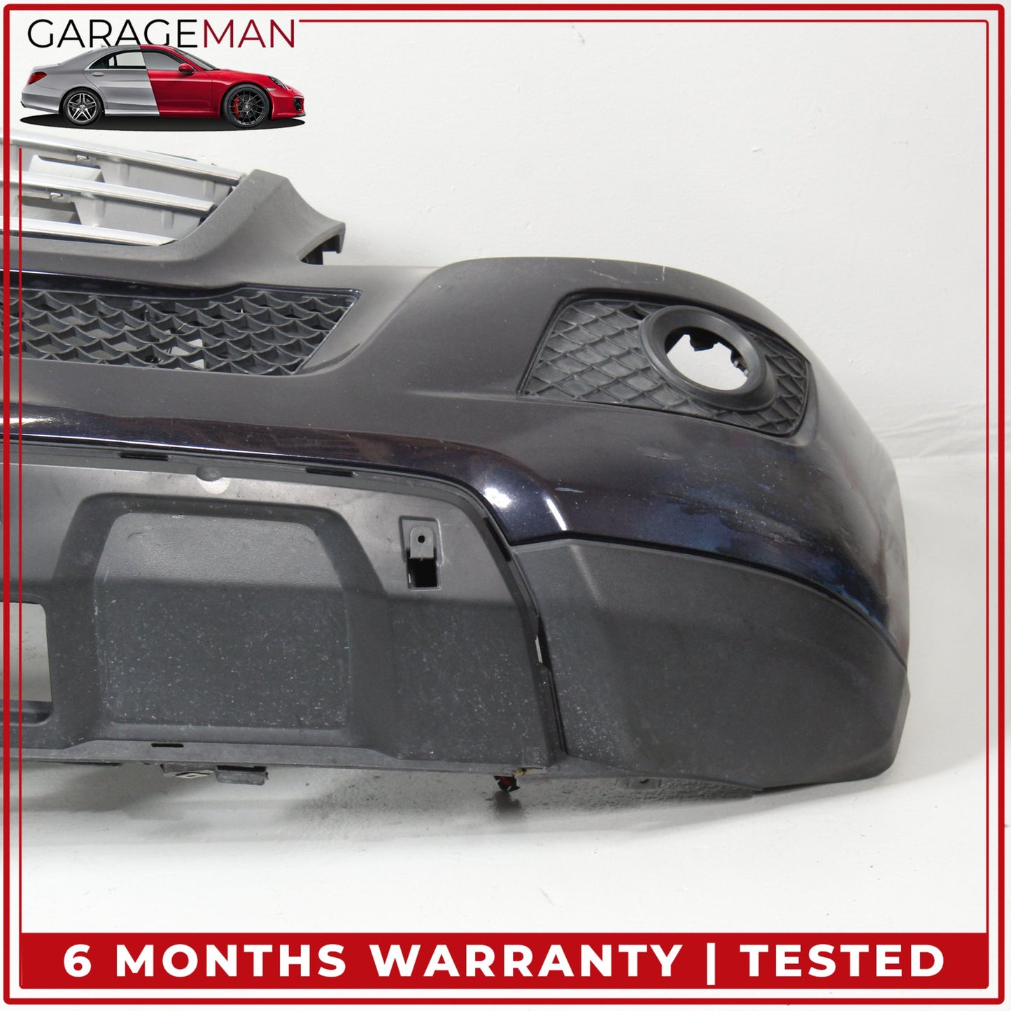 2009-2011 Mercedes W164 ML350 ML550 Base Front Bumper Cover Assembly Blue OEM