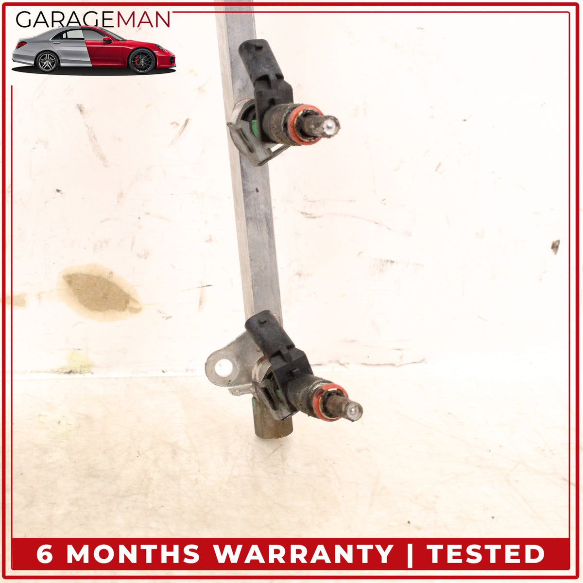 2005-2012 Mercedes W211 E350 SLK300 Fuel Injector Rail w/ Fuel Injectors OEM