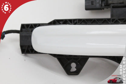 2007-2015 Audi Q7 Rear Left Exterior Door Handle White Keyless 4L0837205BG OEM