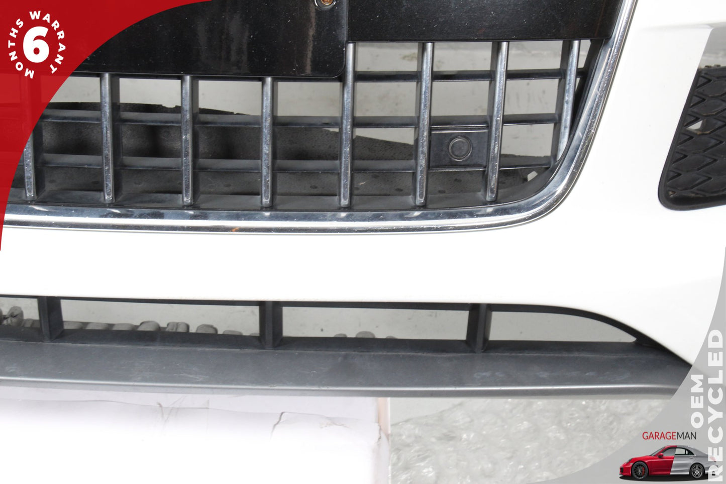 2010-2015 Audi Q7 SUV Front Bumper Cover Aseembly White w/ Grills 4L0807437H OEM