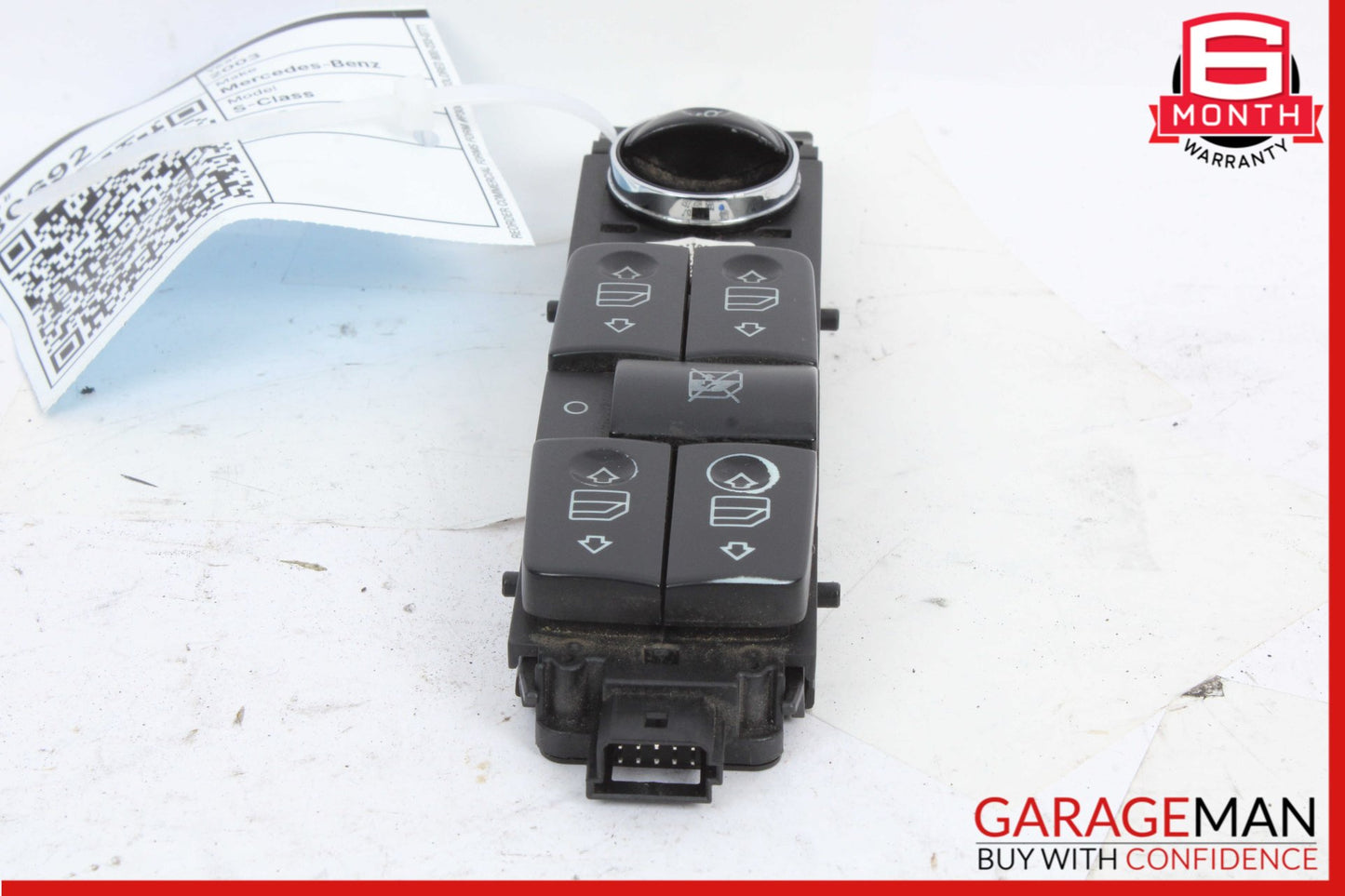2003-2006 Mercedes W220 S55 AMG Front Left Side Master Window Control Switch OEM
