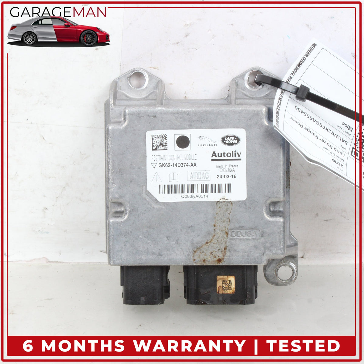 2015-2016 LR Range Rover Sport L494 Airbag Air Bag Sensor SRS Control Module OEM