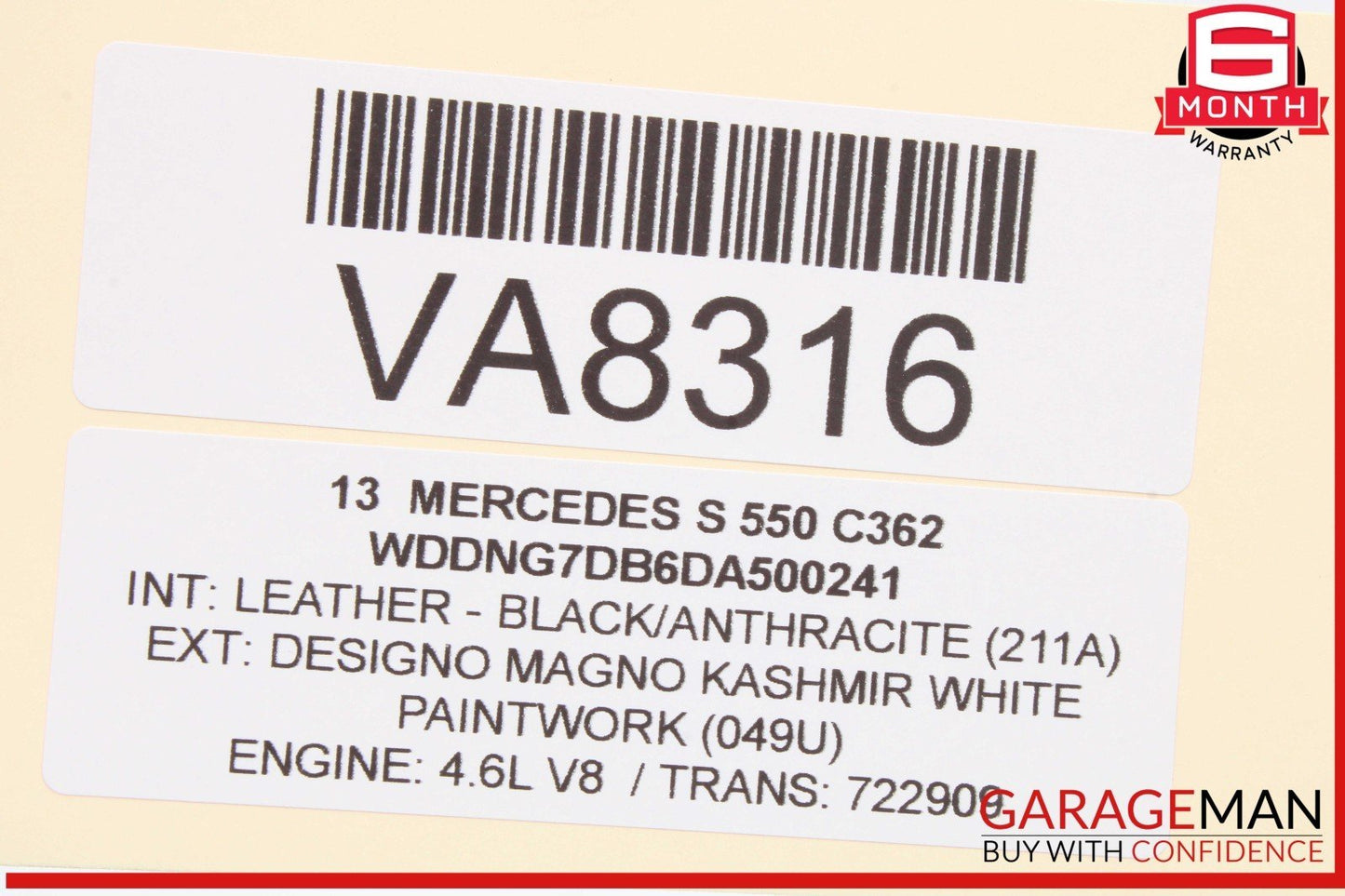 07-14 Mercedes W221 S550 Front Right Side Dash Dashboard Airbag Air Bag OEM