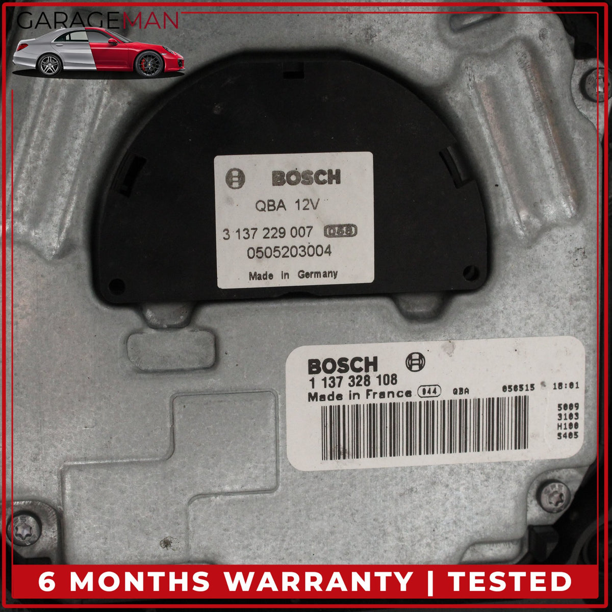 2003-2006 Mercedes R230 SL500 Engine Cooling Radiator AC A/C Condenser Assy OEM