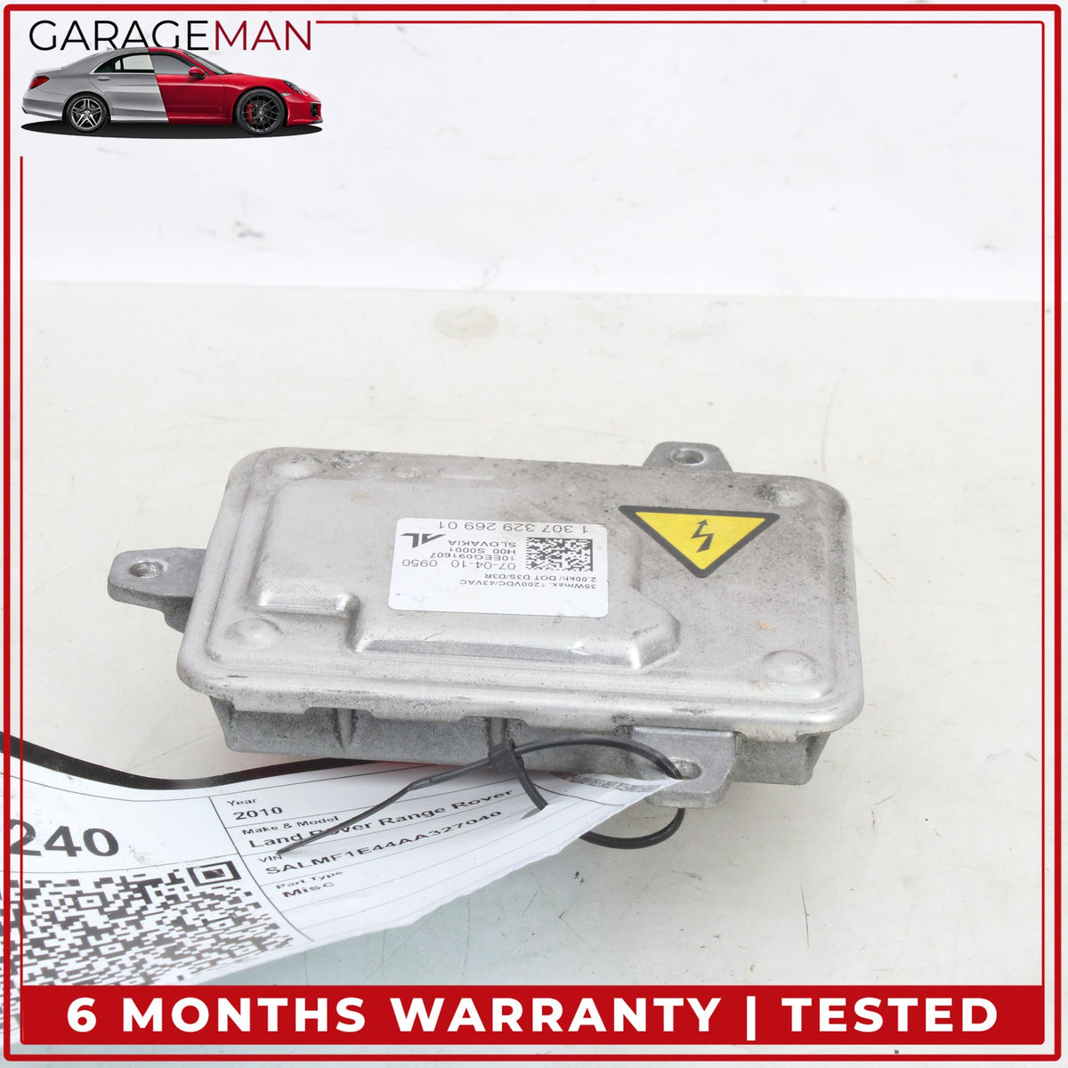 2010-2011 Range Rover L322 Xenon HID Headlight Ballast Control Module OEM