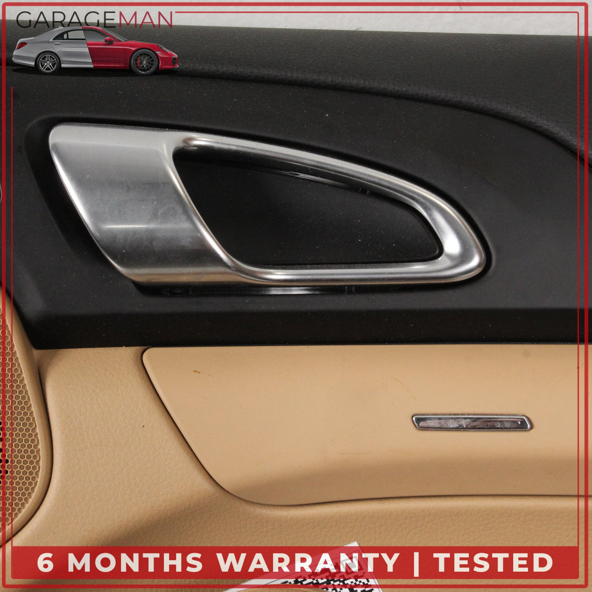 2011-2018 Porsche Cayenne 958 Rear Right Side Door Trim Cover Panel Beige OEM