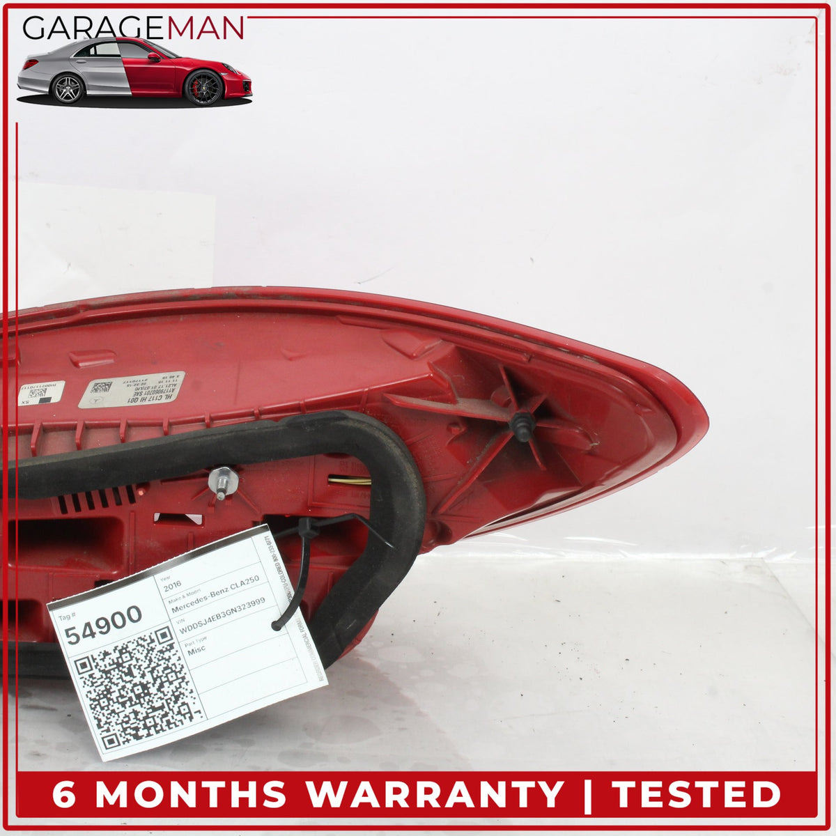 2014-2016 Mercedes W117 CLA250 Rear Left Side LED Tail Light Lamp 1179060701 OEM