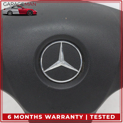 2008-2012 Mercedes W204 C300 GLK350 Driver Steering Wheel Airbag Black OEM