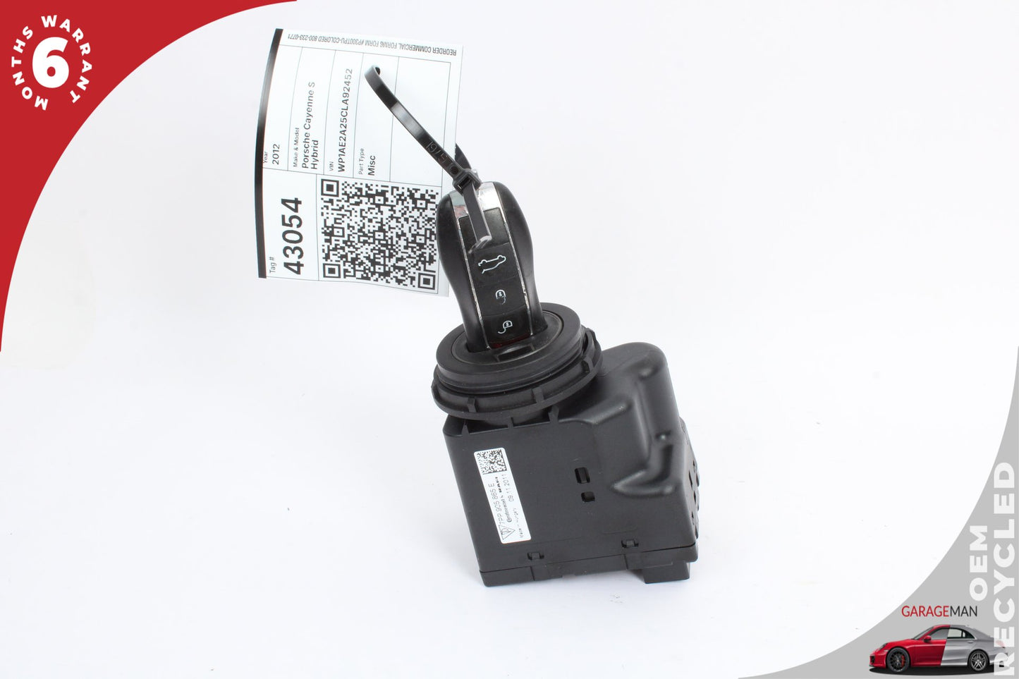 2010-2018 Porsche Cayenne S 958 Ignition Switch Module w/ Key 7PP905865E OEM