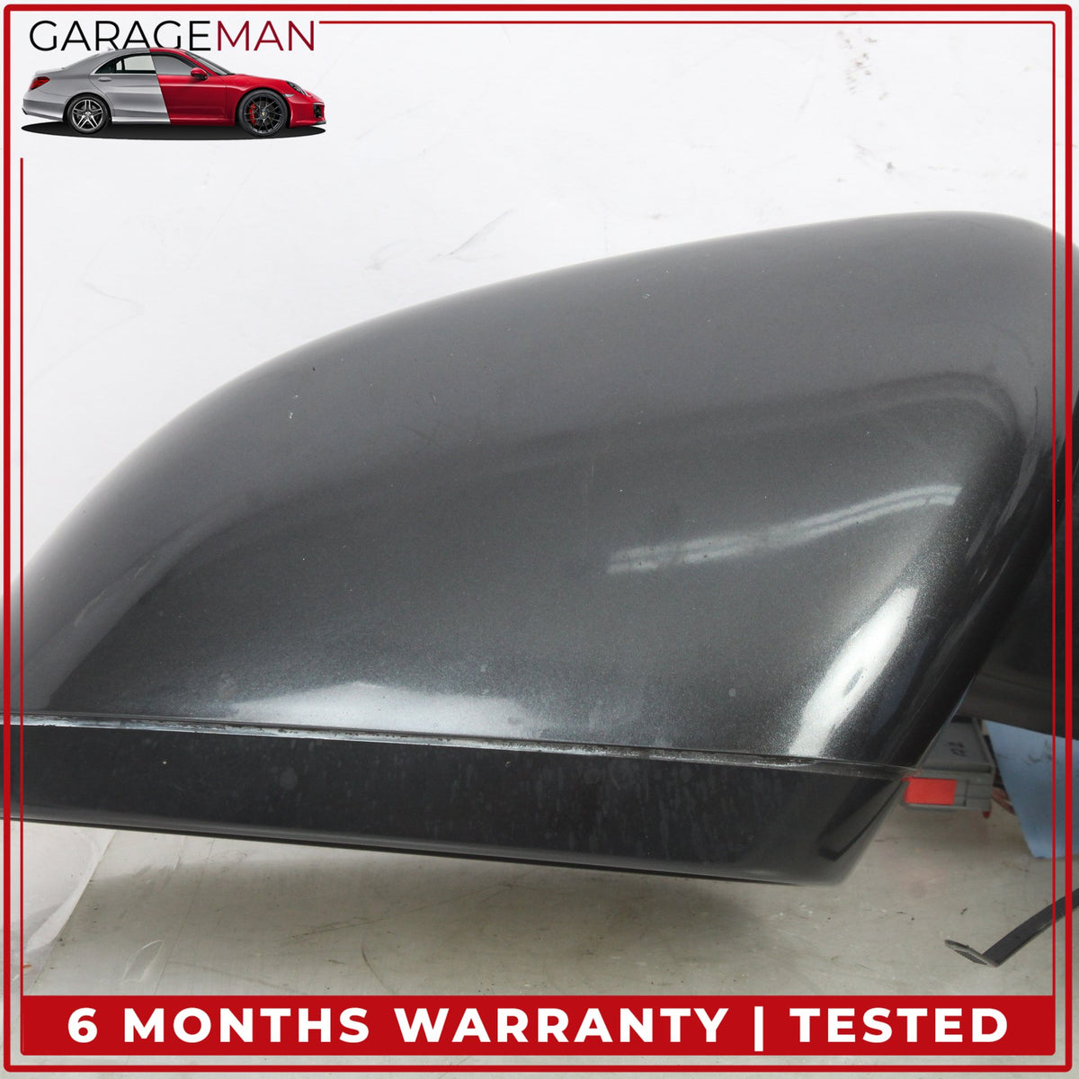 2010-2015 Jaguar XF X250 Front Left Side Door Rear View Mirror w/ Blind Spot OEM