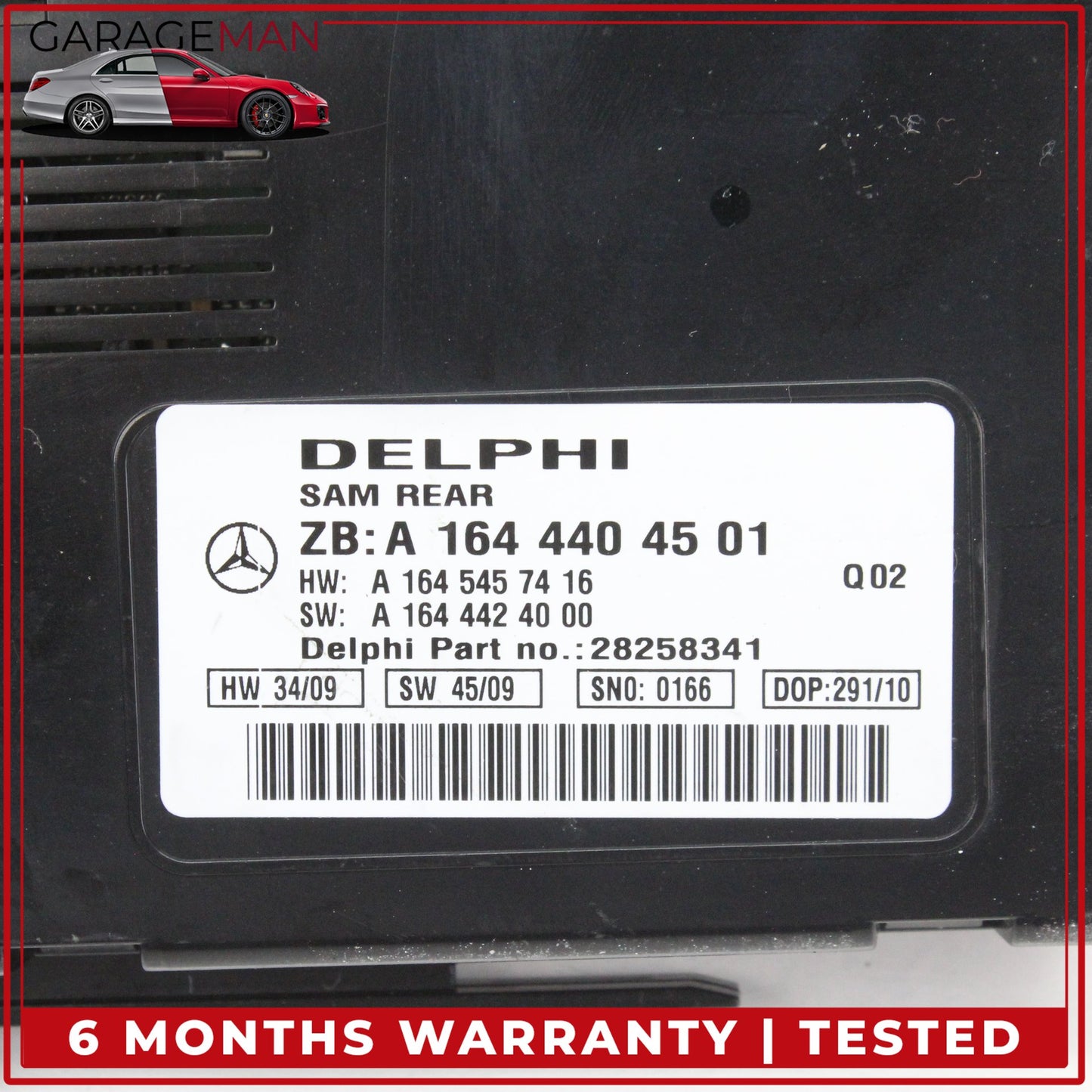 2010-2013 Mercedes W164 ML350 GL450 Rear SAM Signal Acquisition Module OEM
