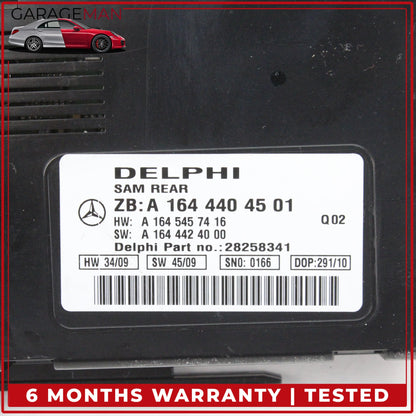 2010-2013 Mercedes W164 ML350 GL450 Rear SAM Signal Acquisition Module OEM