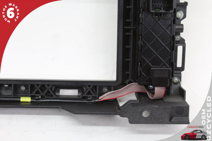 2016-2020 Jaguar XF X260 Front Center Dash Display Screen Trim w/ Switches OEM