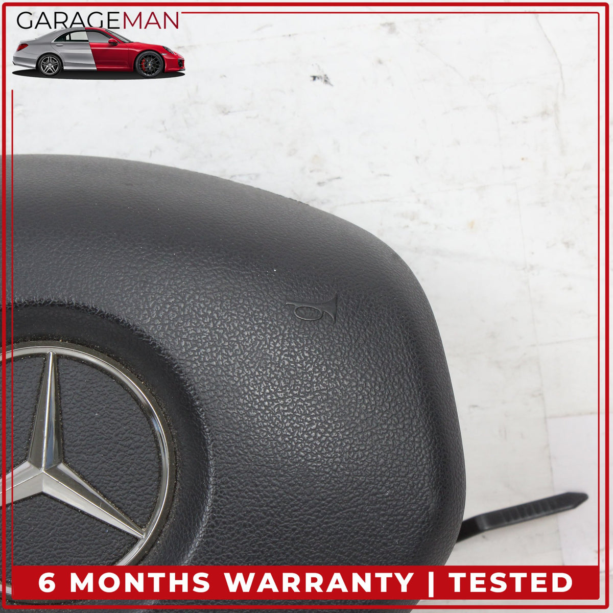 2012-2017 Mercedes W212 E400 Front Left Side Steering Wheel Airbag Black OEM
