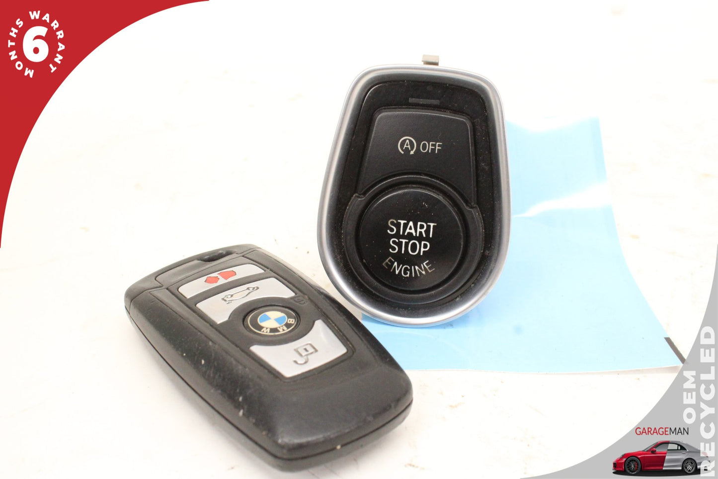 2012-2020 BMW 320i 328i F30 Engine Start Stop Switch w/ Key Fob 9250734 OEM