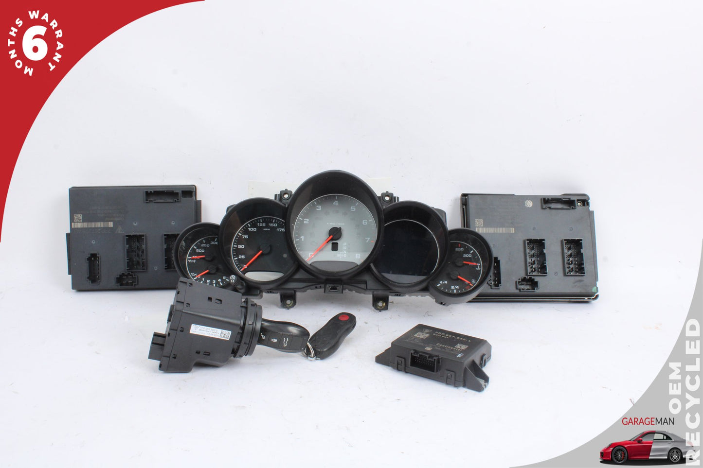 2011-2014 Porsche Cayenne 958 Speedometer Igniton BCM Central Gateway Module Set