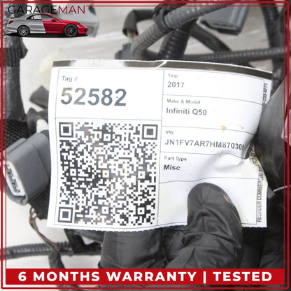 2016-2019 Infiniti Q50 Q60 3.0L V6 Engine Motor Wiring Harness 240114HK5B OEM