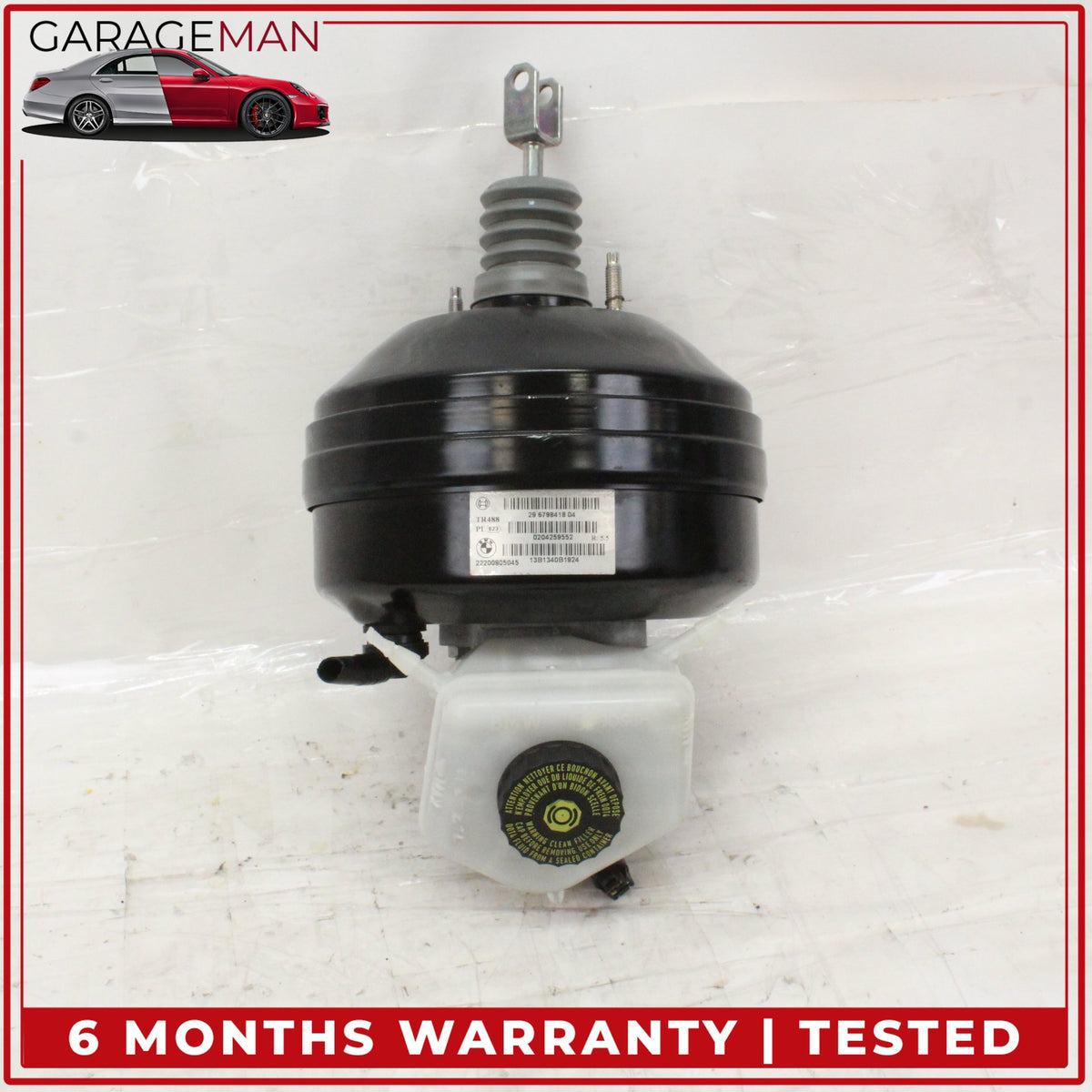 2012-2018 BMW 320i xDrive Power Brake Booster Master Cylinder w/ Reservoir OEM