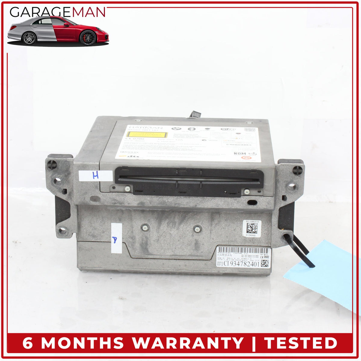 2011-2019 BMW 640i 650i 435i X3 Audio Radio Receiver AM FM Player 9347824 OEM