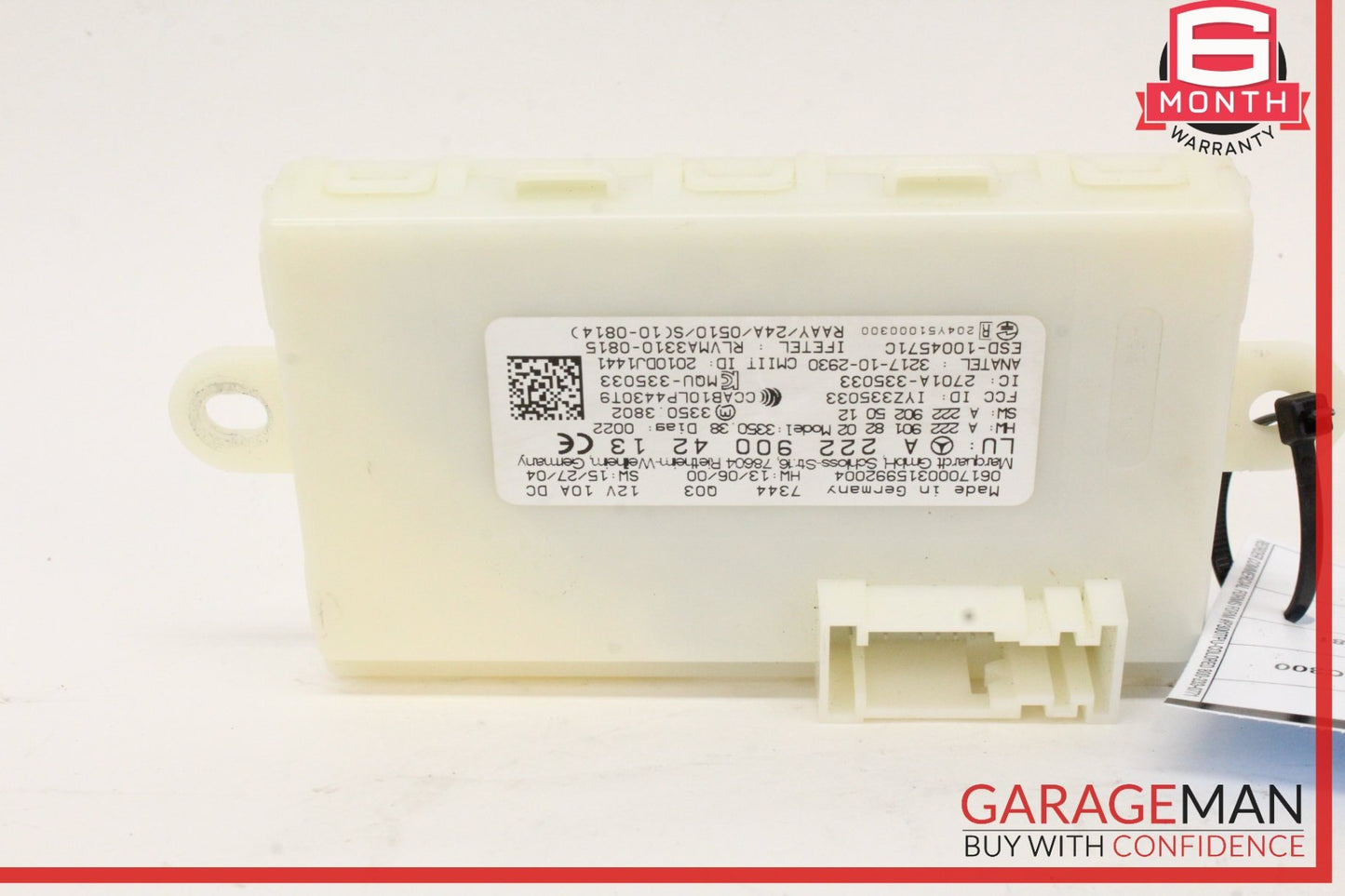 2014-2020 Mercedes-Benz C300 W205 Keyless Go Entry Control Module 2229004213